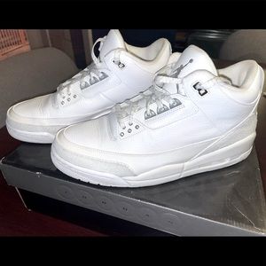 Air Jordan 3 “Pure Money Silver Anniversary” 2009 SIZE 12 Excellent condition